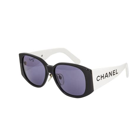 all black chanel|chanel black and white sunglasses.